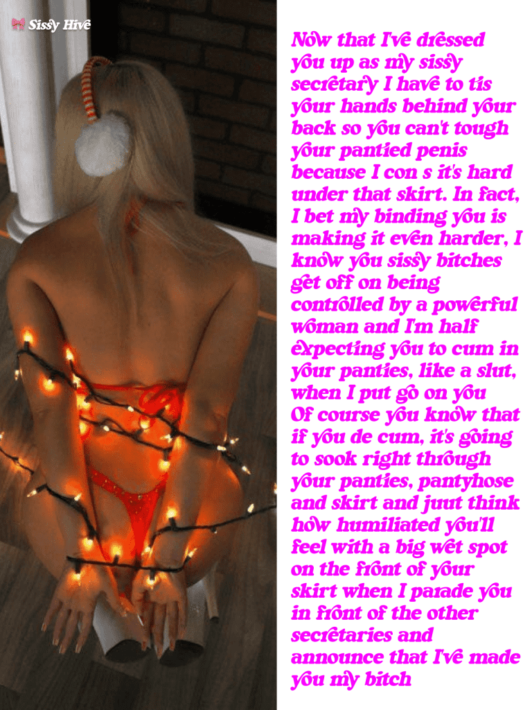 Sissy Bondage Captions 9