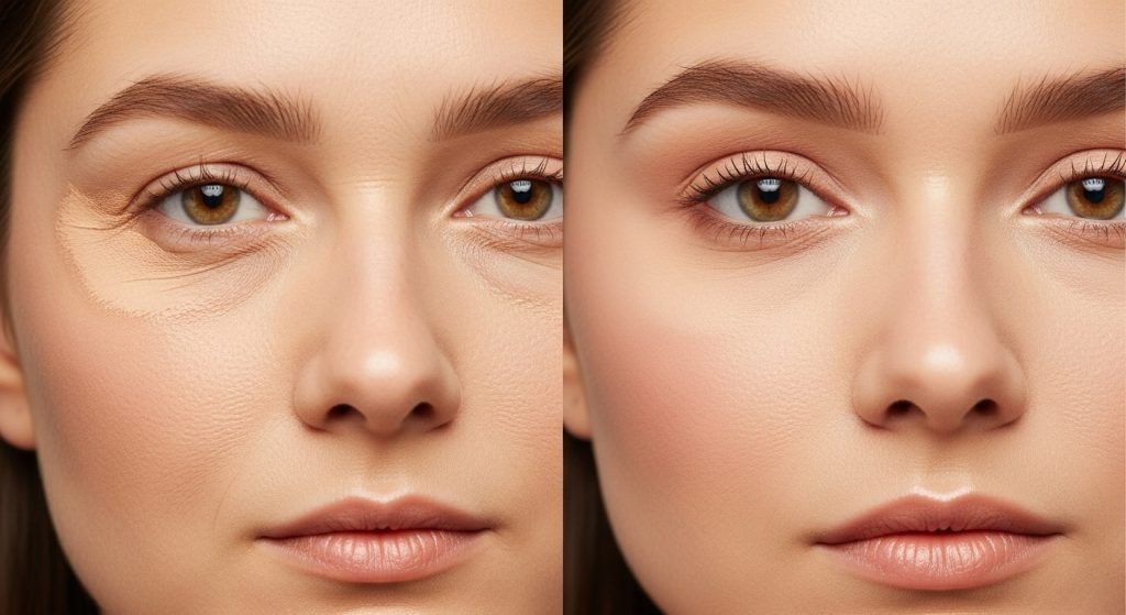 Overdoing Concealer – From Bright to Bizarre