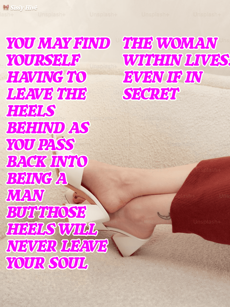 Sissy Heels Caption 4