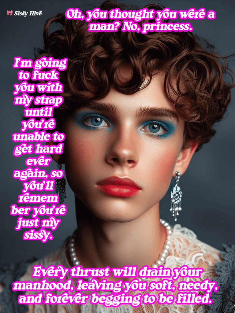 Sissy Pegging Caption 10