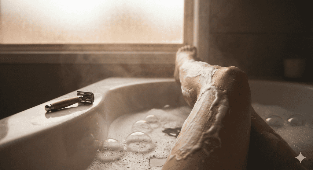 smooth-legs-shaving-exfoliation- The 7-Day Daily Routine Challenge