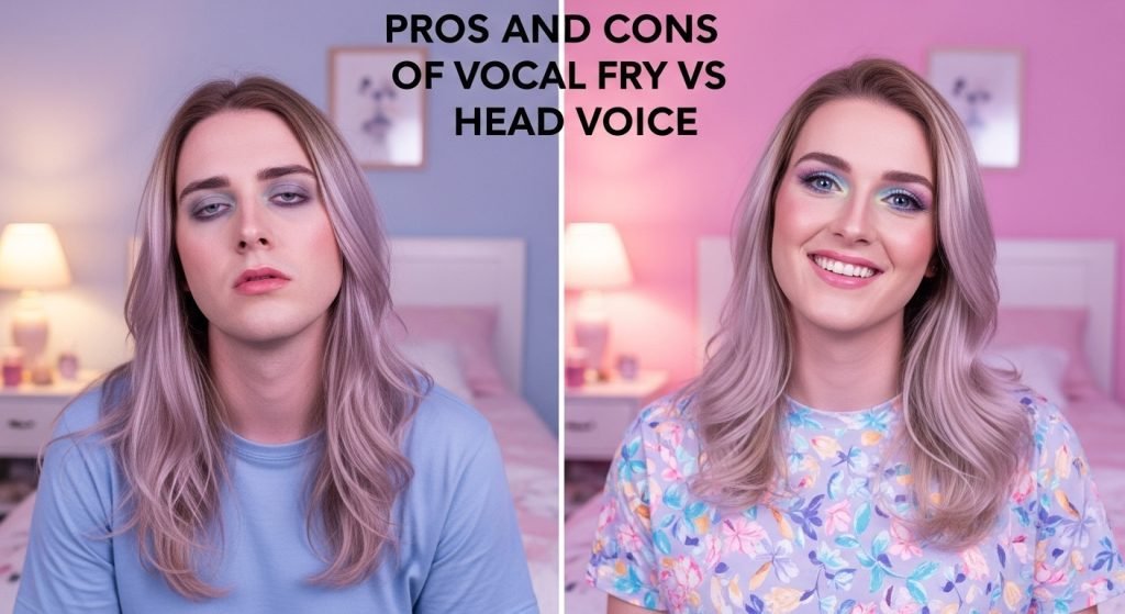 Vocal Fry vs Head Voice – Pros and Cons of Each for Feminization.