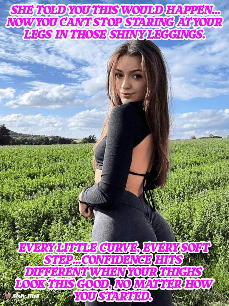 Sissy Leggings Caption 10