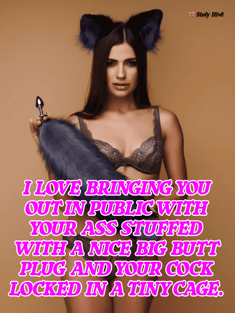 Sissy Butt Plug Captions 7
