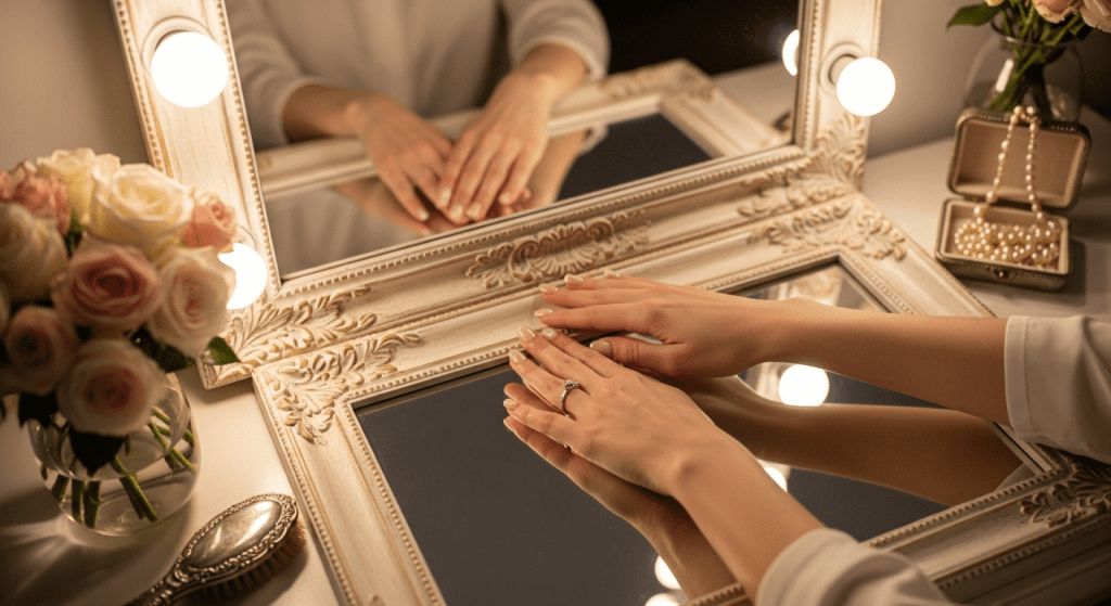 Using a Mirror for Nighttime Identity