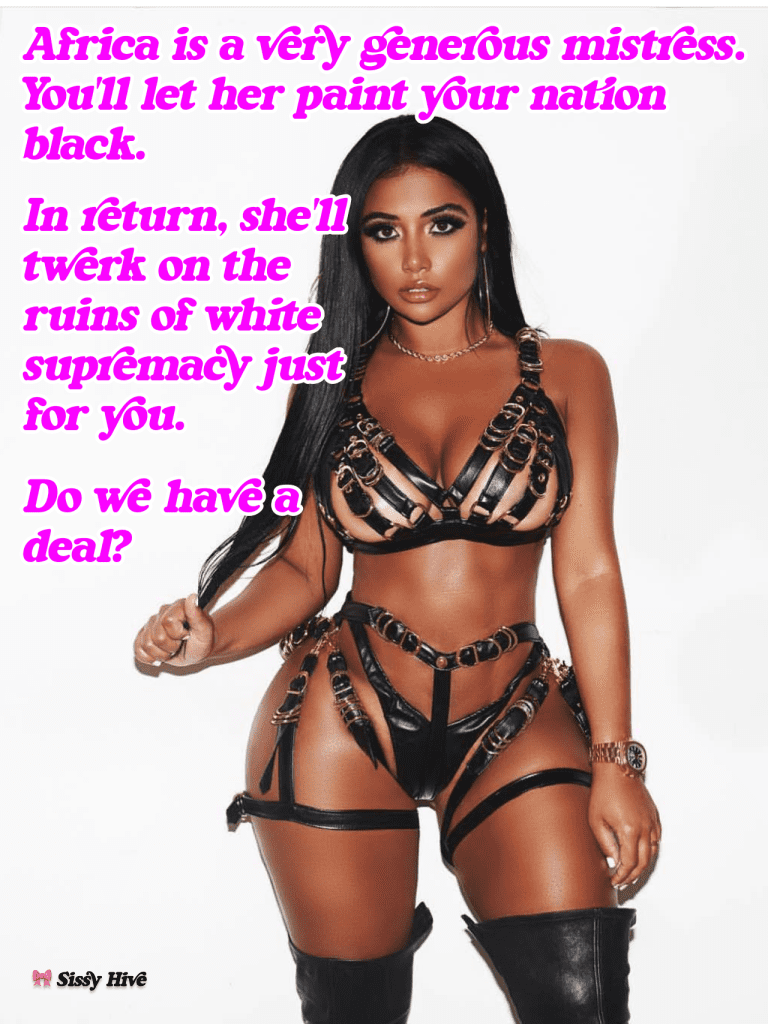 Interracial Sissy Captions 3