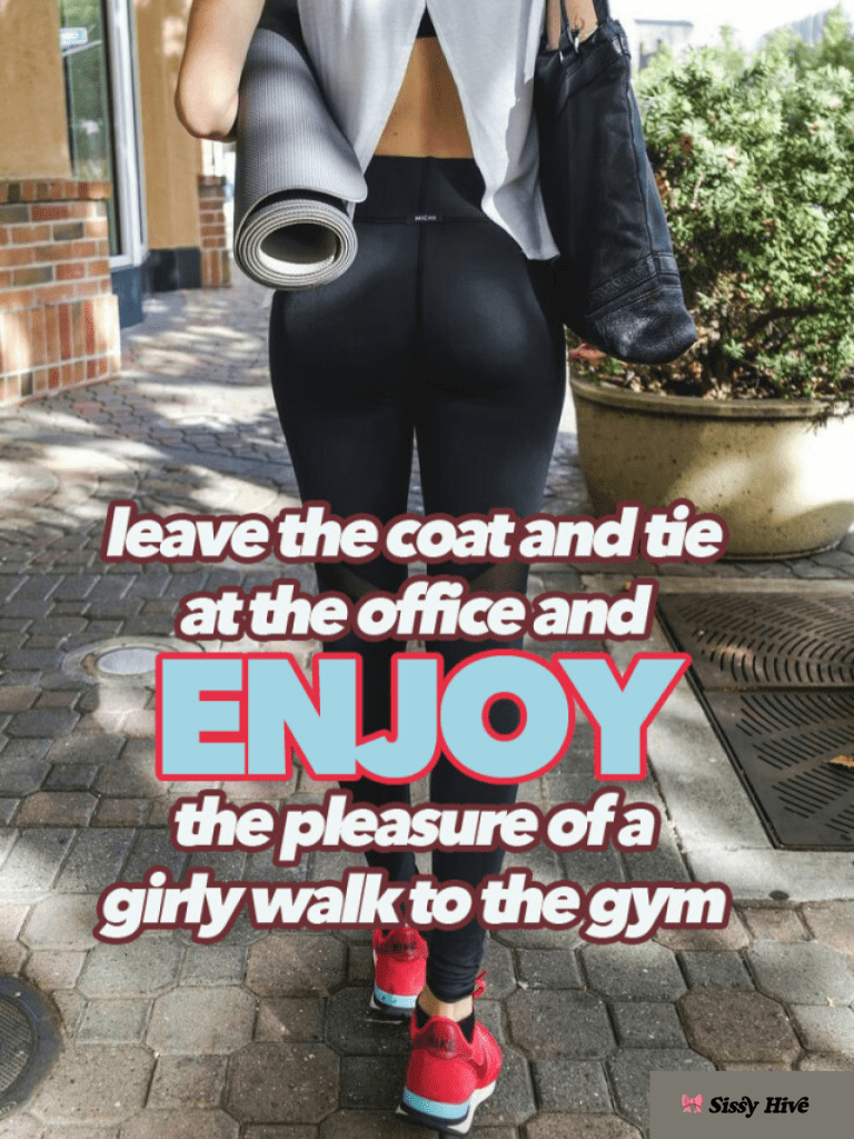 Sissy Gym Bunny Caption