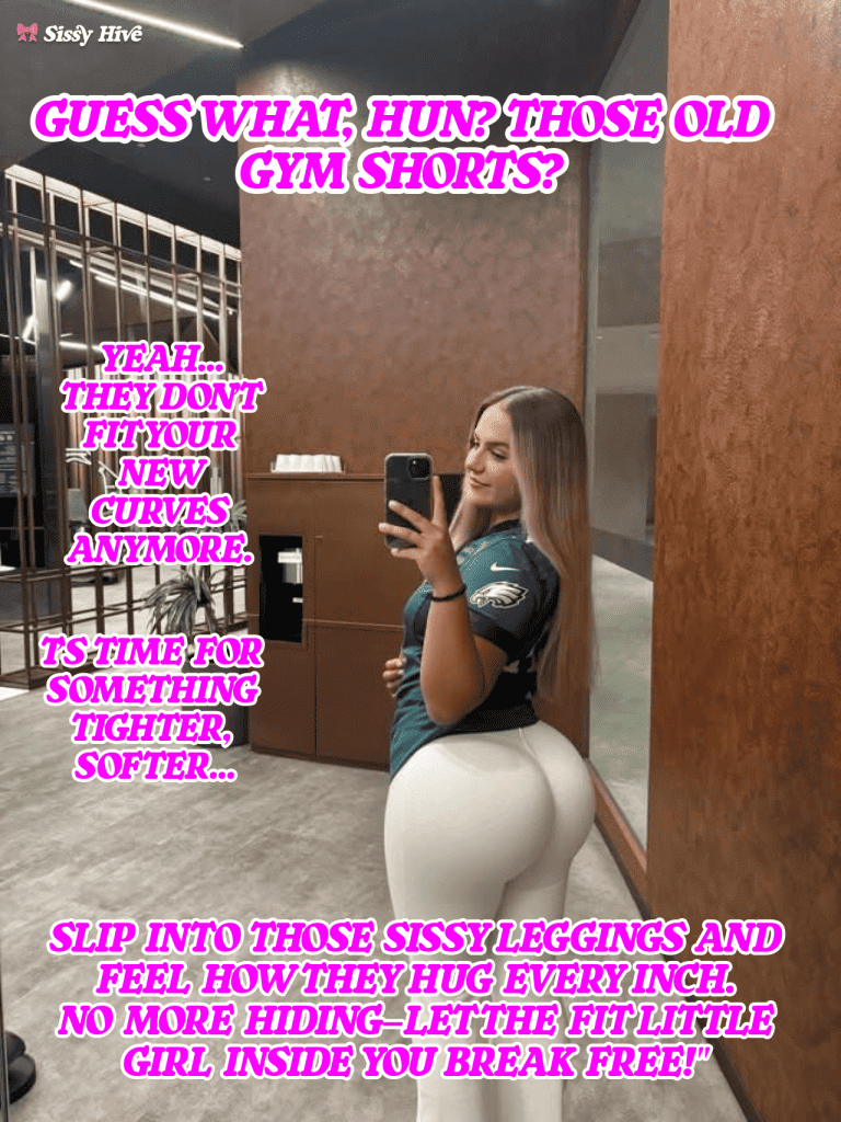 Sissy Leggings Caption 4