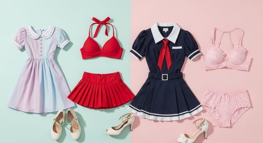 Sissy Outfit of the Day – maid role feminization look