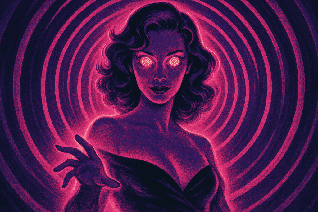 Sissy hypnosis training with spiral background for feminization