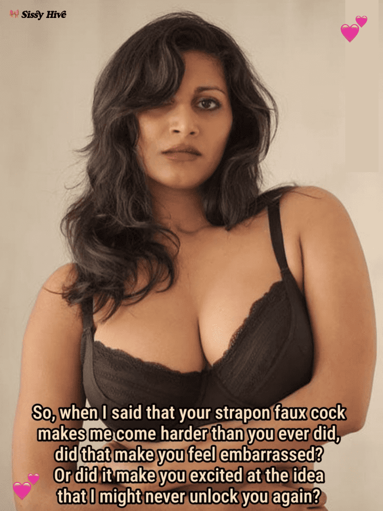 Sissy Strapon Caption 8