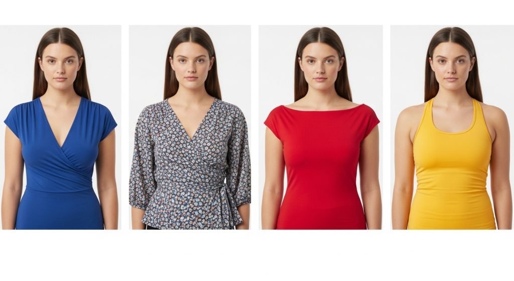 Dressing an Inverted Triangle Body (Broad Shoulders)-What NOT to Wear with Broad Shoulders
