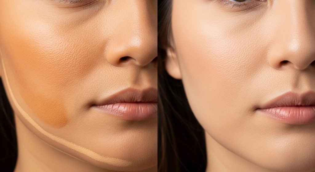 Wrong Foundation Shade – The Fastest Way to Look Fake