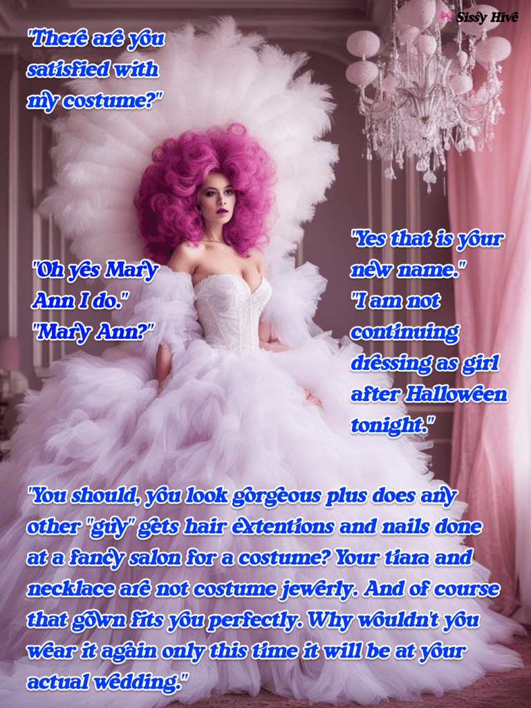 Sissy Weeding Caption