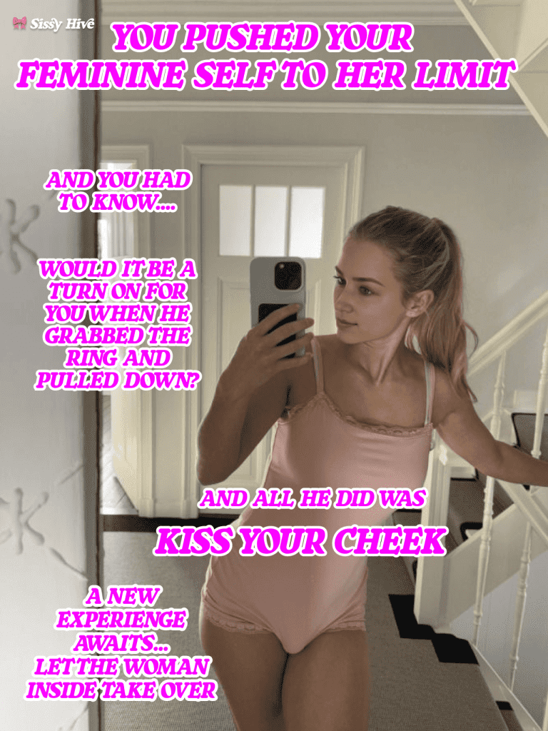 Sissy Kiss Caption 4