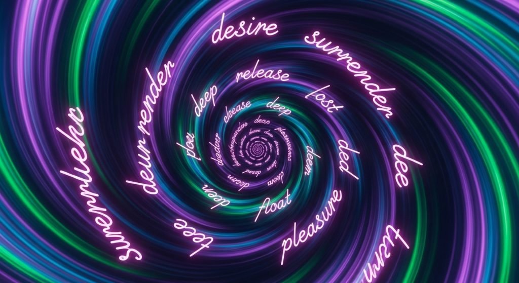 Visual Triggers (Spirals, Captions, Feminizing Imagery)