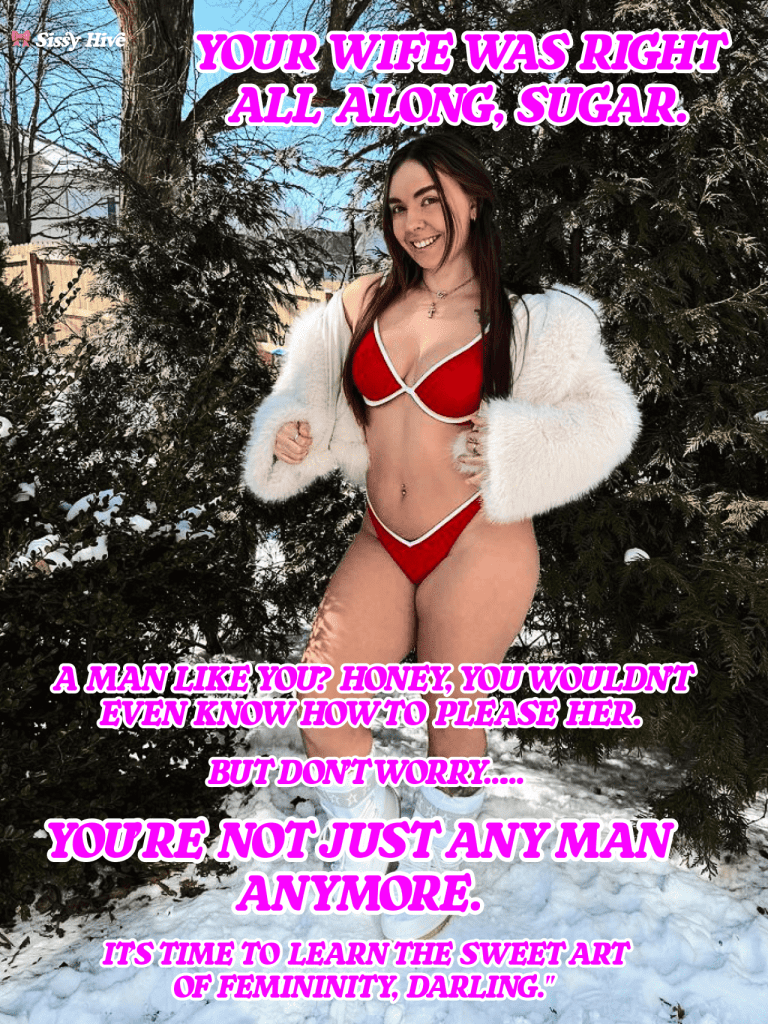 Sissy Kiss Caption 5