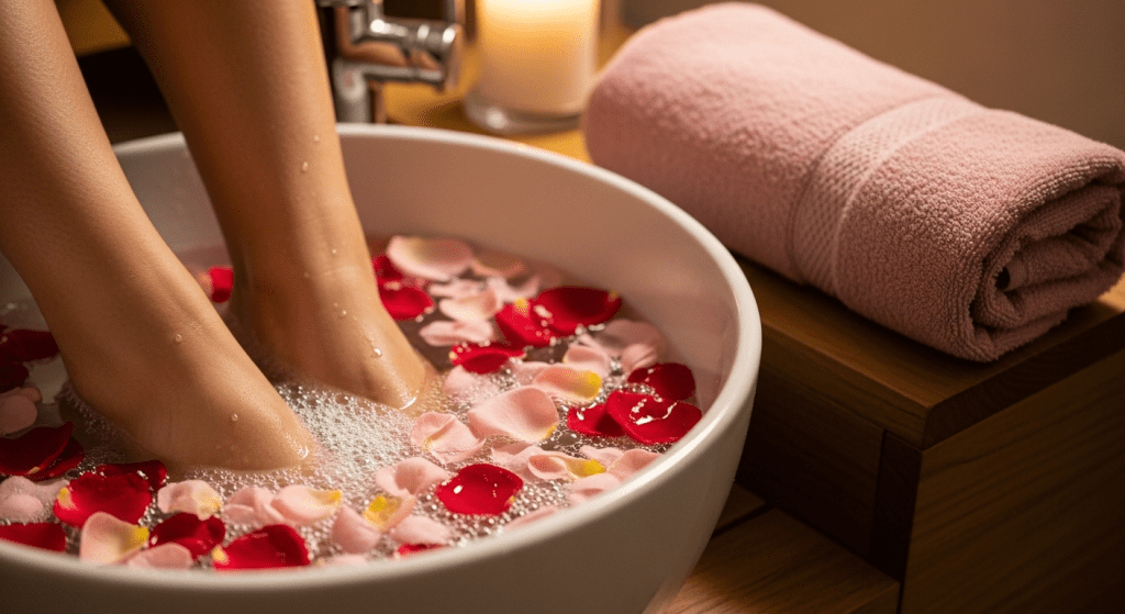 Feminine Manicure & Pedicure Session