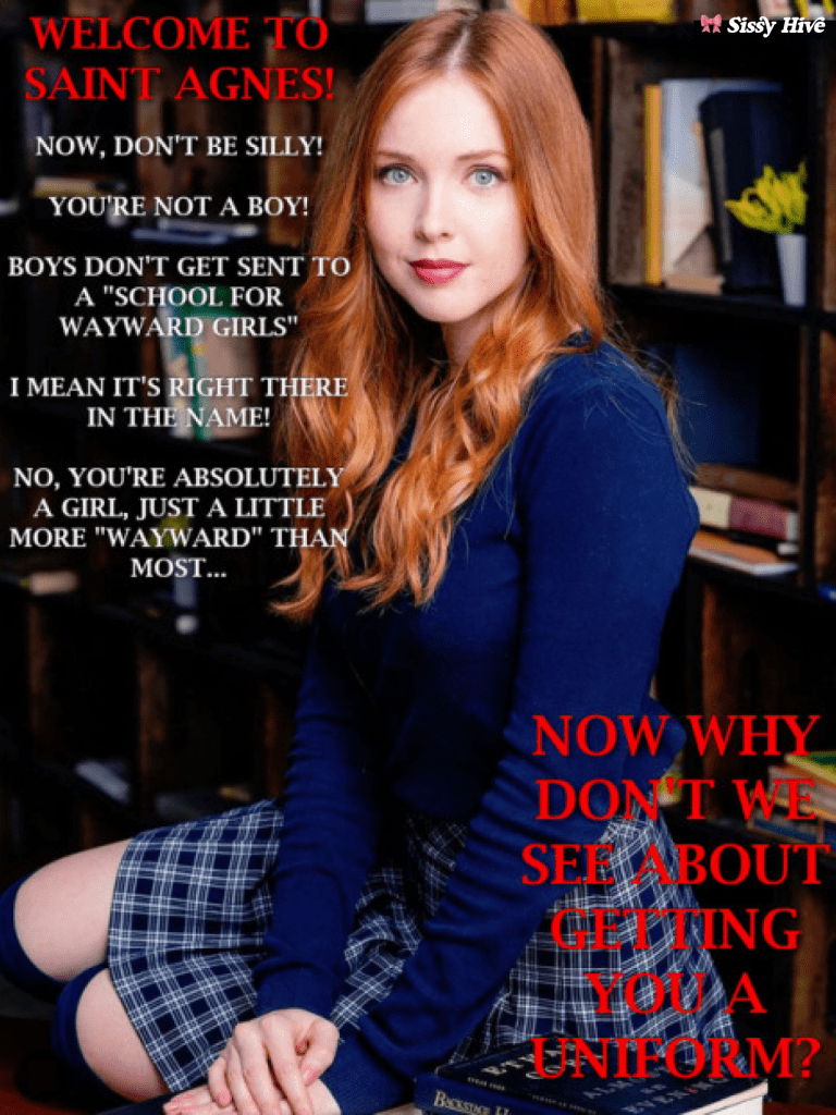 Sissy Schoolgirl Caption