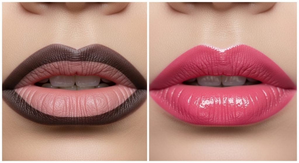 Lip Liner Fail – Bleeding, Uneven, or Missing Altogether