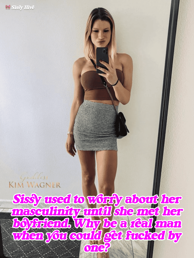 Sissy Skirt Caption 4